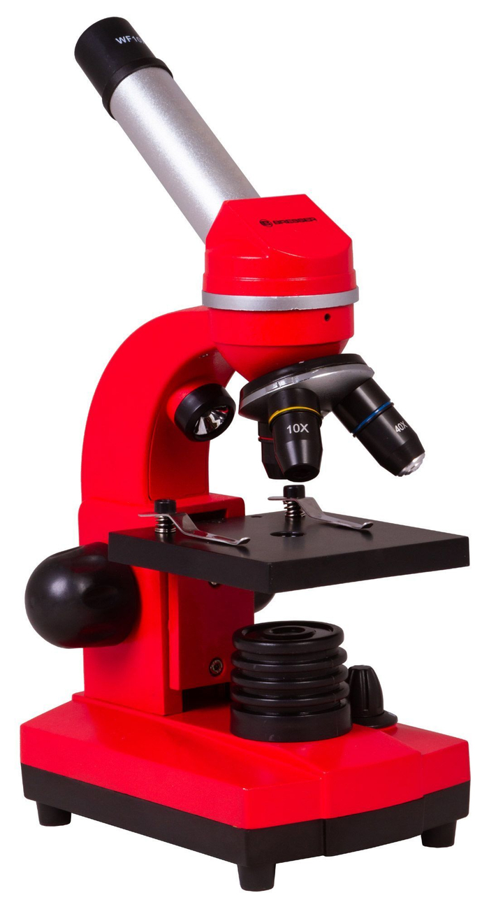 Микроскоп Bresser Junior Biolux SEL 40-1600x, красный