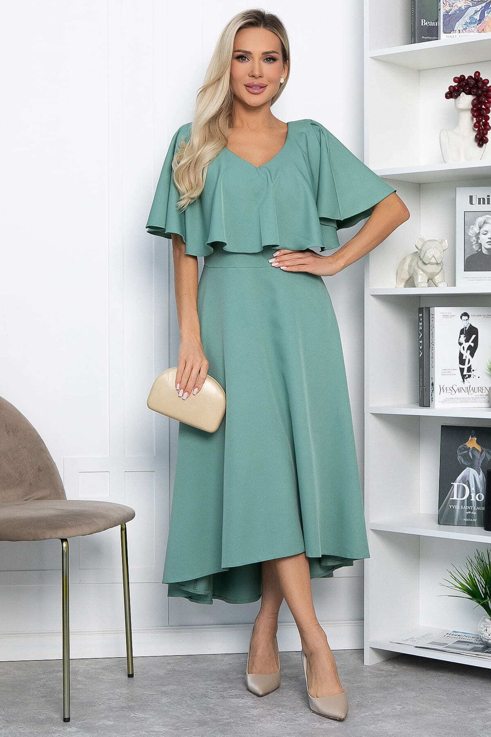 Платье Корнелия (зеленое) П13839-5М LT Collection