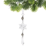 Подвеска «Ледяная сказка» 5,5*19 см, Белый