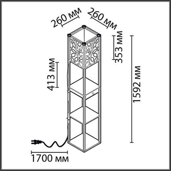 Торшер Lumion Comfi Practic 8092/1F