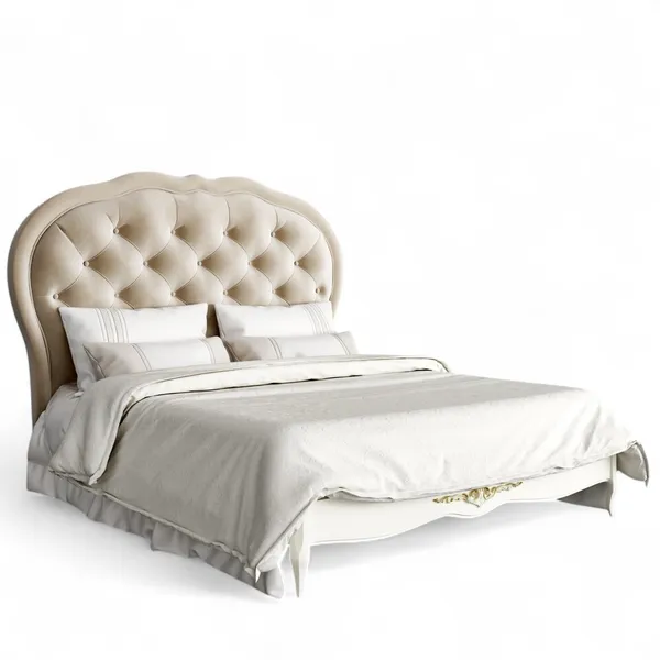 Кровать с мягким изголовьем 160*200