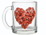 Кружка "Чайная" Цветочное сердце 320мл