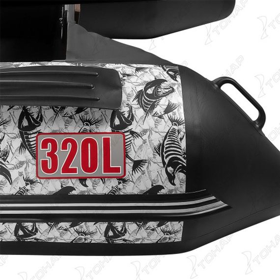 Лодка Тонар Алтай 320L принт Рыбы