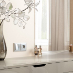 Рамка на 2 поста Fiore (серебряный)