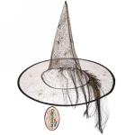 Шляпа карнавальная «Маг» с волосами