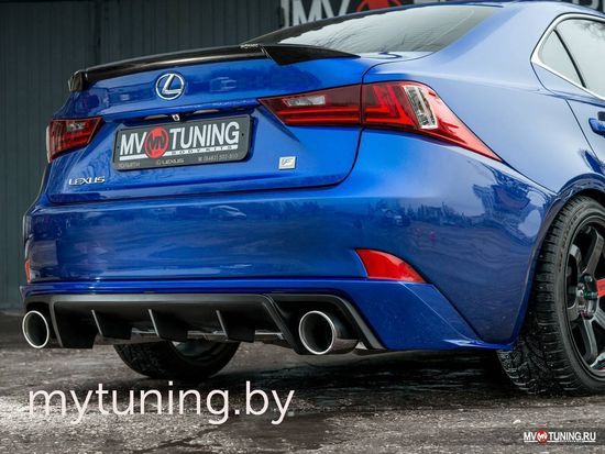 Диффузор заднего бампера для Lexus IS 3(III)
