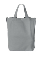 Сумка-шоппер из хлопка на кнопке с регулирующейся лямкой и авторской картинкой "Таллинский дворик"