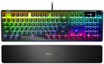 Клавиатура SteelSeries Apex 7 Blue Switch 64774 черный