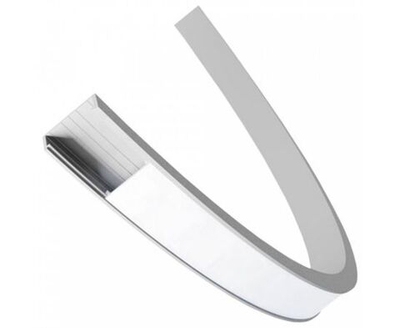 П-образный прямой профиль Apeyron 08-05-01 для светодиодной ленты, накладной, алюминий, IP44, серебро, 1 метр