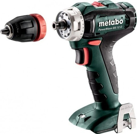 Аккумуляторный шуруповерт METABO PowerMaxx BS 12 Quick без АКБ и ЗУ, Metaloc 601037840