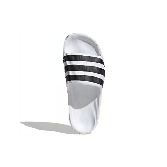 Кроссовки adidas originals Adilette 22 Слипоны Белый Черный Унисекс