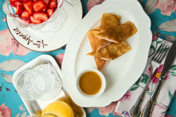 БЛИНЫ С ВЕТЧИНОЙ И СЫРОМ (320/40г)