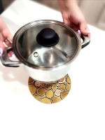 Подставка под горячее натуральное дерево