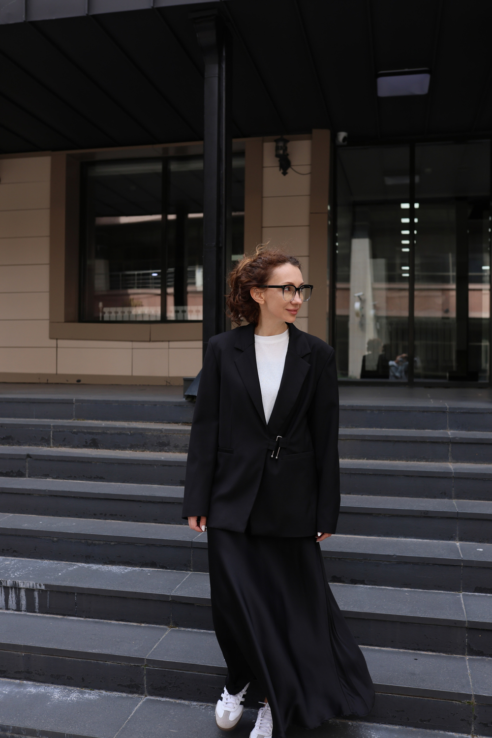 Юбка атласная Clothe в длине макси