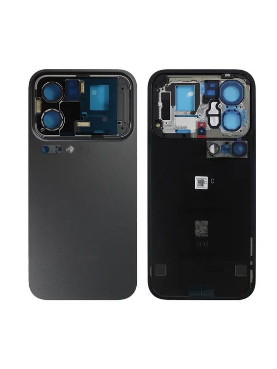 Задняя крышка для Xiaomi 17 Pro черная (Black) без стекла камеры