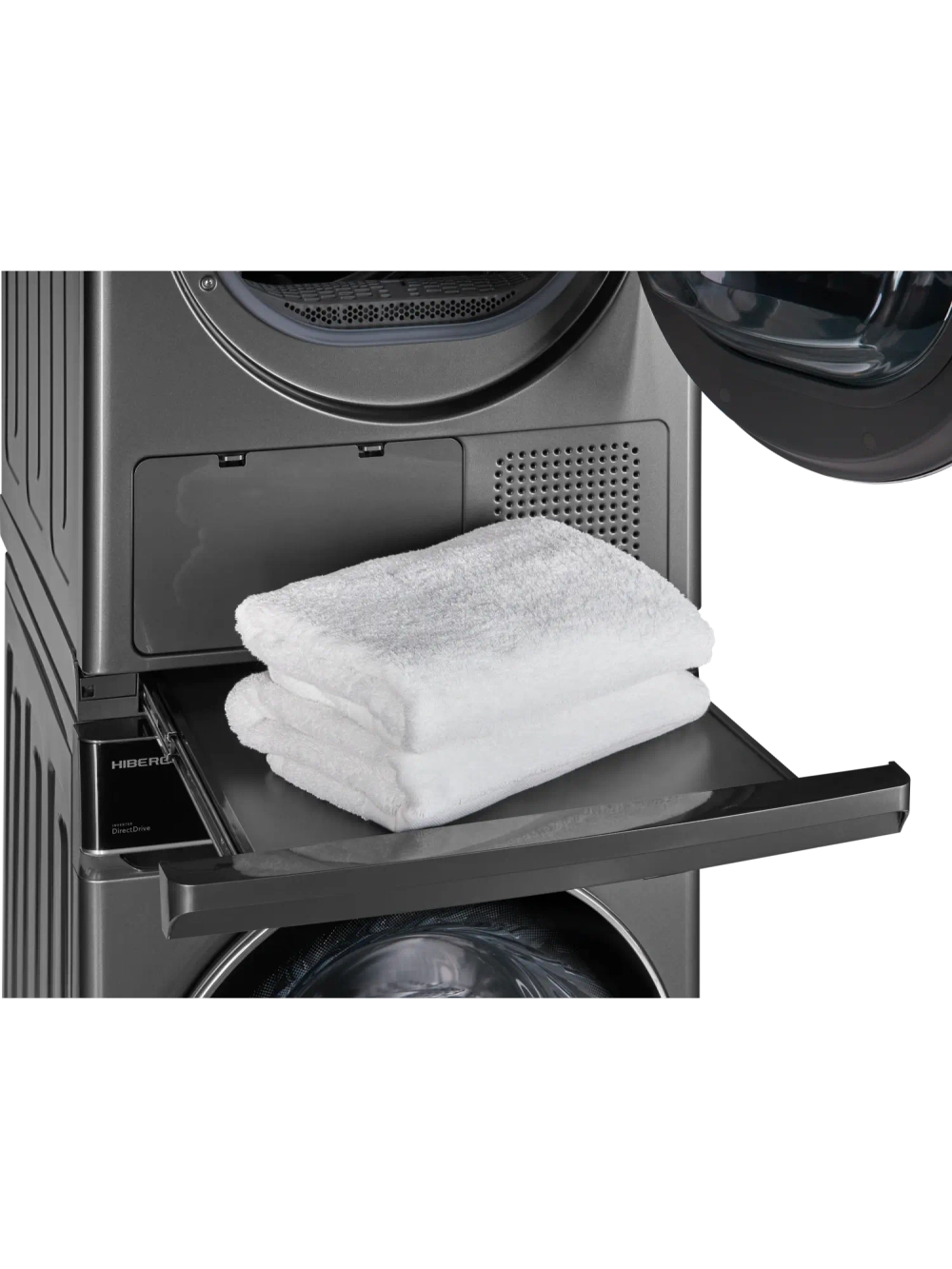 Сушильная машина Hiberg HDQ11 10 Sd + Стиральная машина Hiberg i-DDQ11 1014 Sd