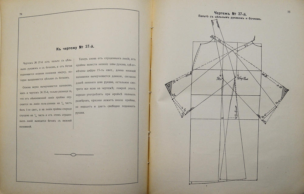 Платонов Т. А. Первый в России специальный самоучитель кройки дамского верхнего платья. 1913