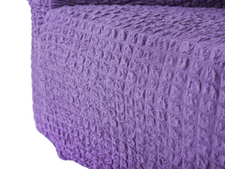 Чехол на кресло без оборки Модерн, цвет Лиловый