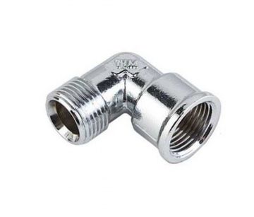 Уголок хромированный 1/2" ВР-НР TIM