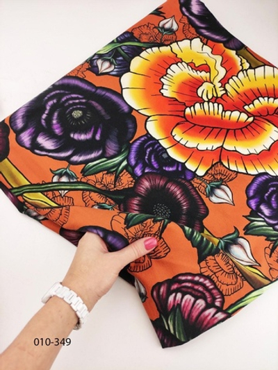 ЦВЕТЫ В НОЧИ - Кулирка с лайкрой КОМПАКТ ПЕНЬЕ (ЦБ №5) УЦЕНКА!