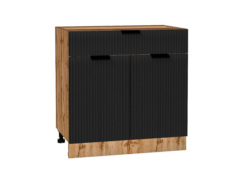 Шкаф нижний с 2-мя дверцами и ящиком Евро Лайн