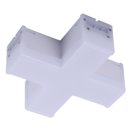 ULO-N11X-12W-4000K IP40 WHITE Светильник светодиодный X-образный. Белый свет 4000K. 2000Лм. Алюминий. Цвет белый. TM Uniel