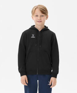 Флисовое худи на молнии ESSENTIAL Cotton Fleece FZ Hoodie, черный, детский