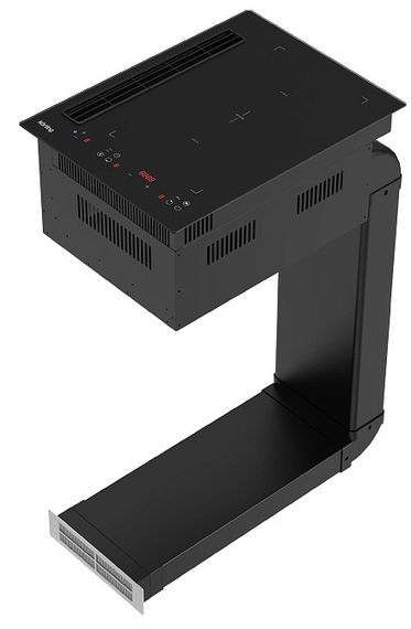 Варочная панель с интегрированной вытяжкой Korting HIBH 40980 NB
