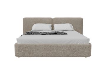 Кровать двуспальная Hub Soft 180 см (бежевый, букле)