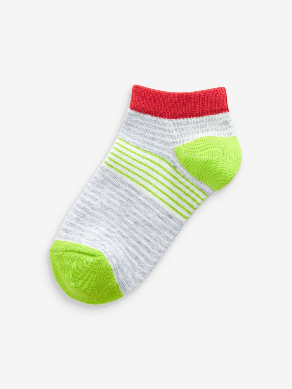 Носки хлопковые для девочки Next A43-313, 5 шт., Красный, Розовый, Салатовый