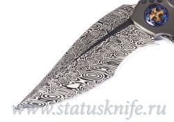 Нож Ron Best knives Damascus Zirconium Full Customфотография - 2