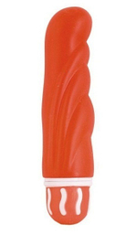 Красный мультискоростной вибромассажер - Волна