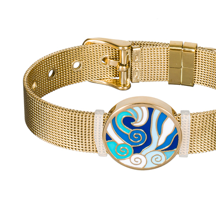 Браслет Fiore Luna на металическом ремешке CB03784-1 G