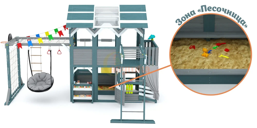 Детский игровой домик Савушка PlayHouse-3