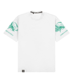 Футболка MEDOOZA "Dragon Sleeves" Белый