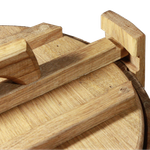 Кадка дубовая для засолки 15 л. с ручкой и крышкой