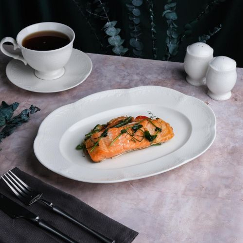 Блюдо овальное 30 см,фарфор, Aristocrat, Noble