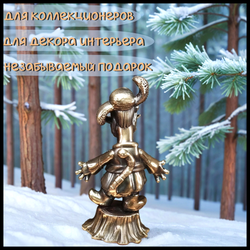 Коллекционная фигурка "Мужичок" , бронза