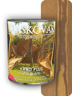 Масло повышенной прочности для лестниц и веранд Kraskovar Hard Plus миндаль