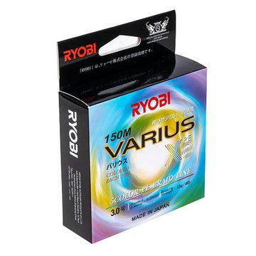 Шнур VARIUS PE8X-150MI 3.0# Multi Colour 0,285мм Ryobi