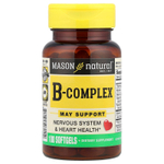 Mason Natural, комплекс витаминов группы В, 100 капсул