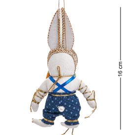 РусКукла RK-454/1 Кукла подвесная «Карнавальный заяц»