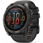 Смарт-часы Garmin Fenix 8 Amoled 51 мм Slate Grey with Black Silicone Band, 010-02905-00