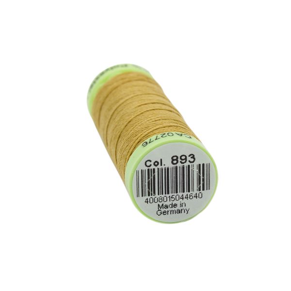 Нитки отделочные Gutermann Top Stitch 30 (30 метров), 5 кат. | 893 бежево-желтый