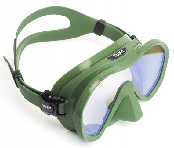 Маска TUSA Zensee Pro с UV линзами зеленая