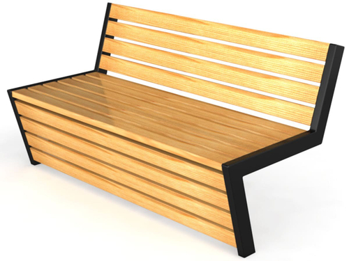 Скамья Урсула со спинкой