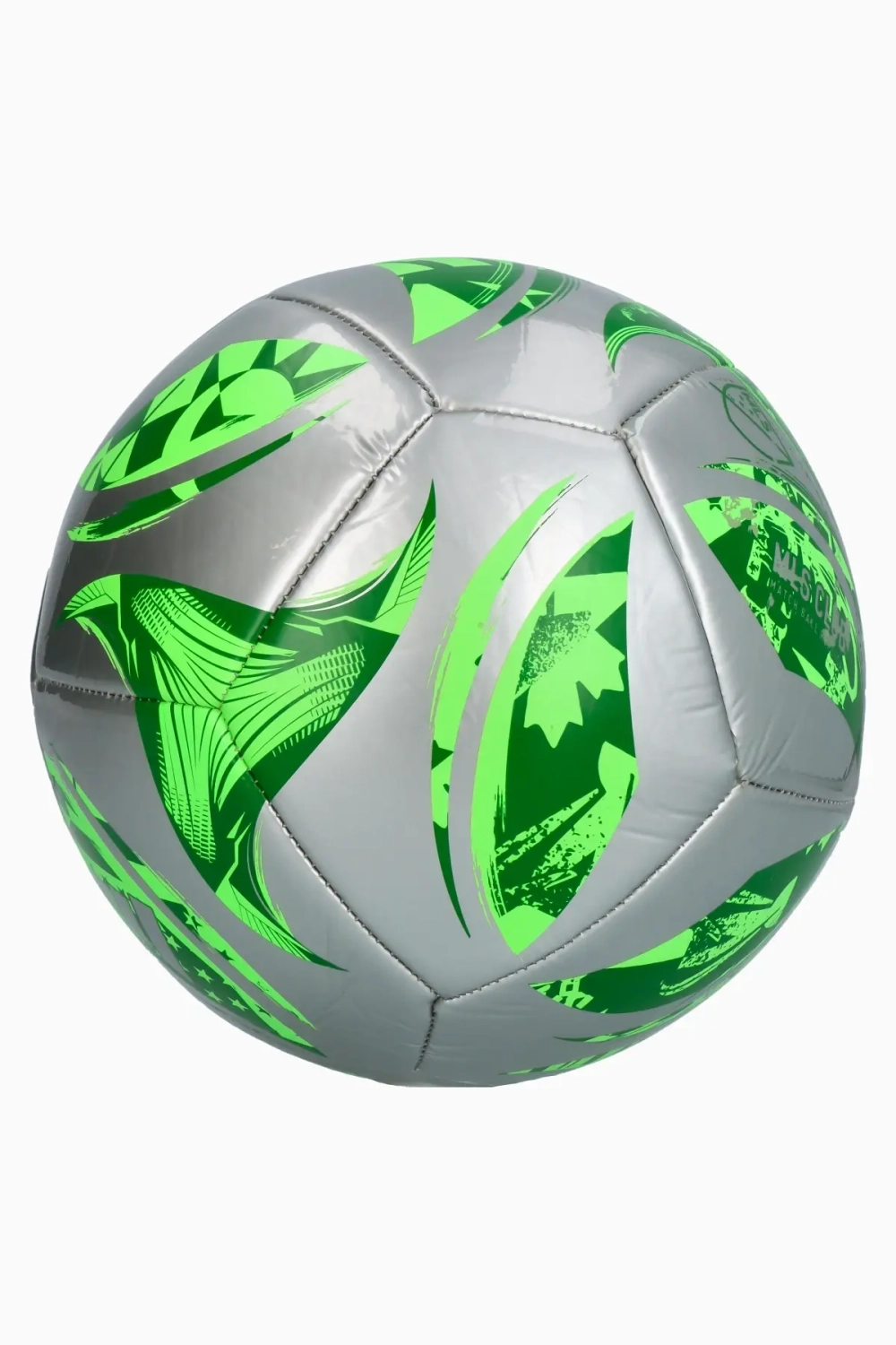 Футбольный мяч adidas MLS 2025 Club размер 3 - серебряный