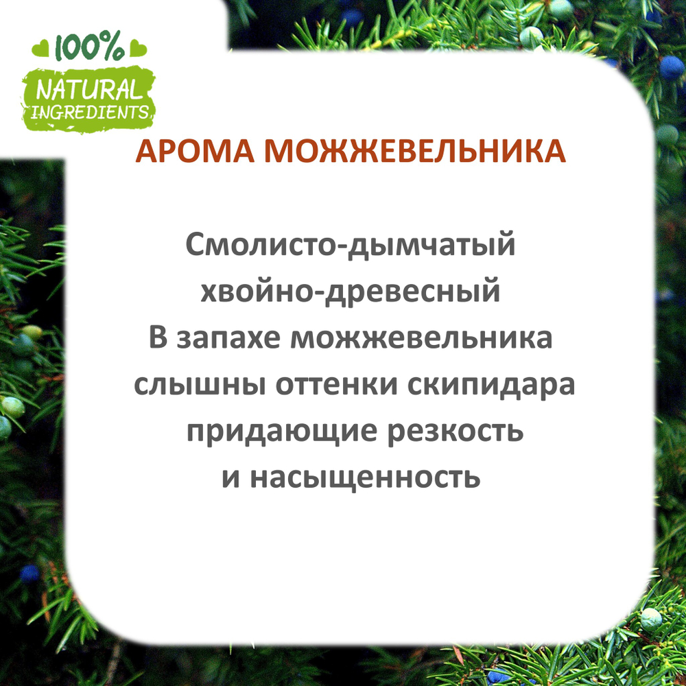 Можжевельник, отдушка для свечей и мыла