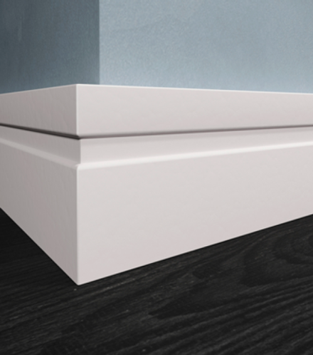 Плинтус МДФ EVROWOOD, PN 021, Белый