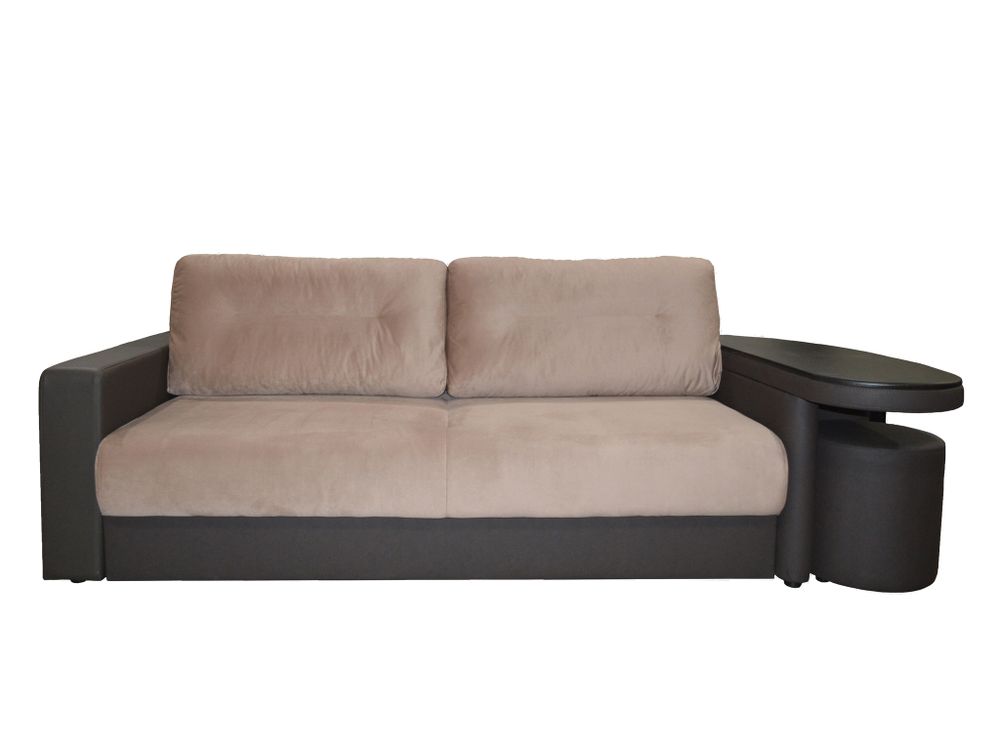 Диван "Сантана 4" со столом и двумя пуфами, Новый Век